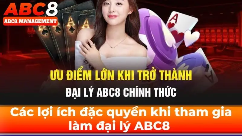Các lợi ích đặc quyền khi tham gia làm đại lý ABC8